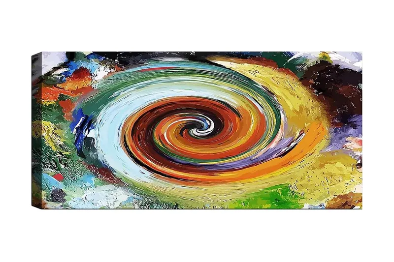 Canvasbilde YTY Abstract & Fractals Flerfarget, 120x50 cm