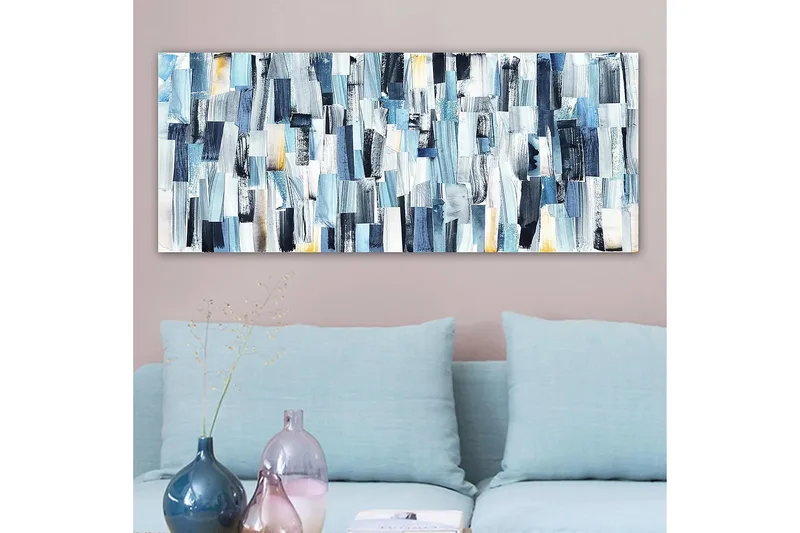 Canvasbilde YTY Abstract & Fractals Flerfarget - 120x50 cm - Innredning - Bilder & kunst - Lerretsbilder