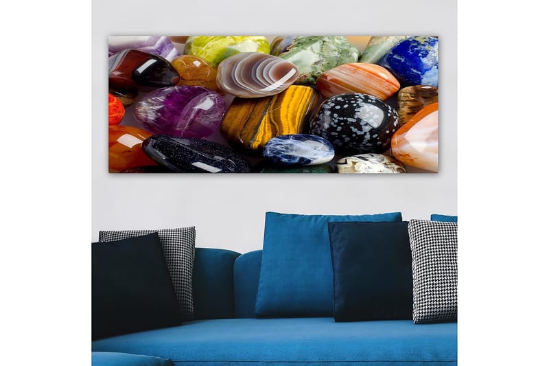 Canvasbilde YTY Abstract & Fractals Flerfarget - 120x50 cm - Innredning - Bilder & kunst - Lerretsbilder