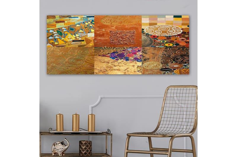 Canvasbilde YTY Abstract & Fractals Flerfarget - 120x50 cm - Innredning - Bilder & kunst - Lerretsbilder