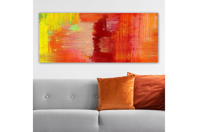 Canvasbilde YTY Abstract & Fractals Flerfarget - 120x50 cm - Innredning - Bilder & kunst - Lerretsbilder