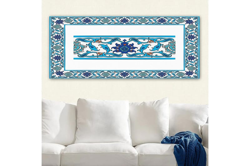 Canvasbilde YTY Abstract & Fractals Flerfarget - 120x50 cm - Innredning - Bilder & kunst - Lerretsbilder