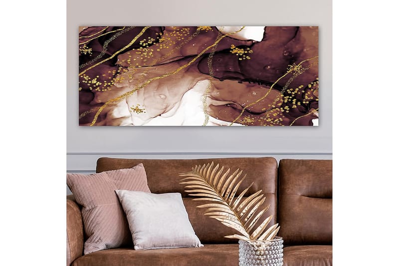Canvasbilde YTY Abstract & Fractals Flerfarget - 120x50 cm - Innredning - Bilder & kunst - Lerretsbilder