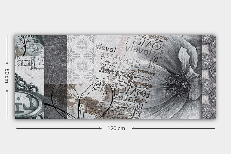 Canvasbilde YTY Abstract & Fractals Flerfarget - 120x50 cm - Innredning - Bilder & kunst - Lerretsbilder