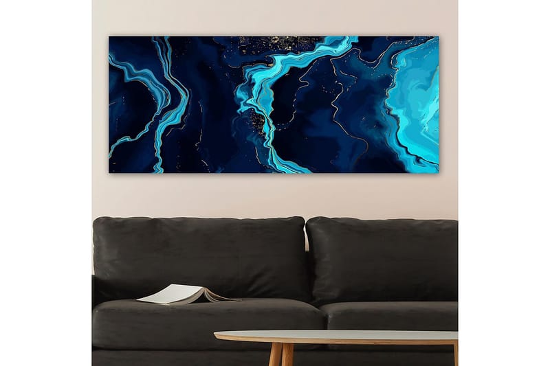 Canvasbilde YTY Abstract & Fractals Flerfarget - 120x50 cm - Innredning - Bilder & kunst - Lerretsbilder