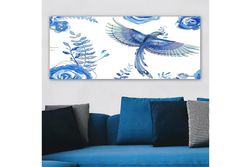 Canvasbilde YTY Abstract & Fractals Flerfarget - 120x50 cm - Innredning - Bilder & kunst - Lerretsbilder