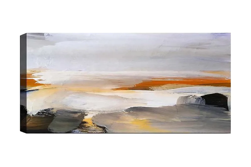 Canvasbilde YTY Abstract & Fractals Flerfarget - 120x50 cm - Innredning - Bilder & kunst - Lerretsbilder