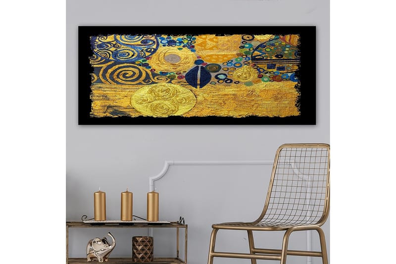 Canvasbilde YTY Abstract & Fractals Flerfarget - 120x50 cm - Innredning - Bilder & kunst - Lerretsbilder