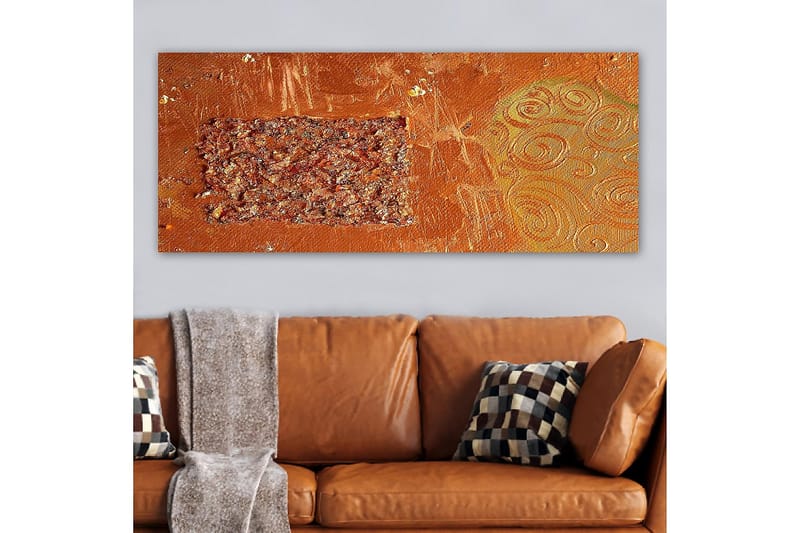 Canvasbilde YTY Abstract & Fractals Flerfarget - 120x50 cm - Innredning - Bilder & kunst - Lerretsbilder