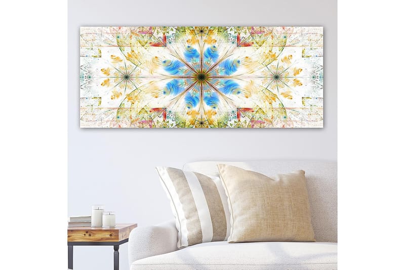 Canvasbilde YTY Abstract & Fractals Flerfarget - 120x50 cm - Innredning - Bilder & kunst - Lerretsbilder