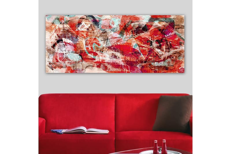 Canvasbilde YTY Abstract & Fractals Flerfarget - 120x50 cm - Innredning - Bilder & kunst - Lerretsbilder