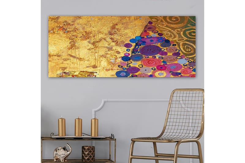 Canvasbilde YTY Abstract & Fractals Flerfarget - 120x50 cm - Innredning - Bilder & kunst - Lerretsbilder