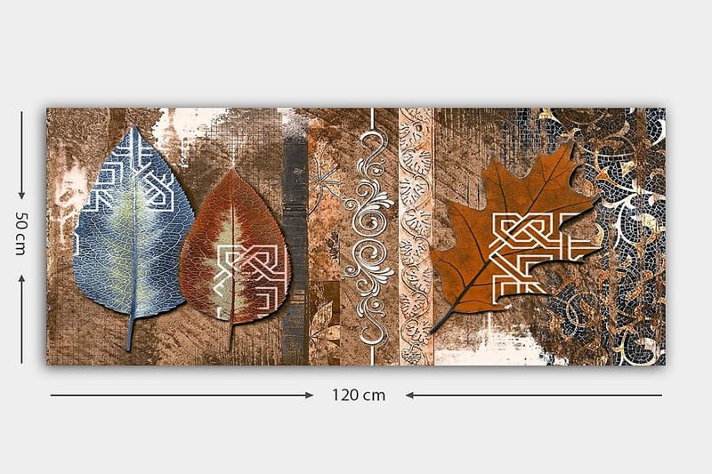 Canvasbilde YTY Abstract & Fractals Flerfarget - 120x50 cm - Innredning - Bilder & kunst - Lerretsbilder