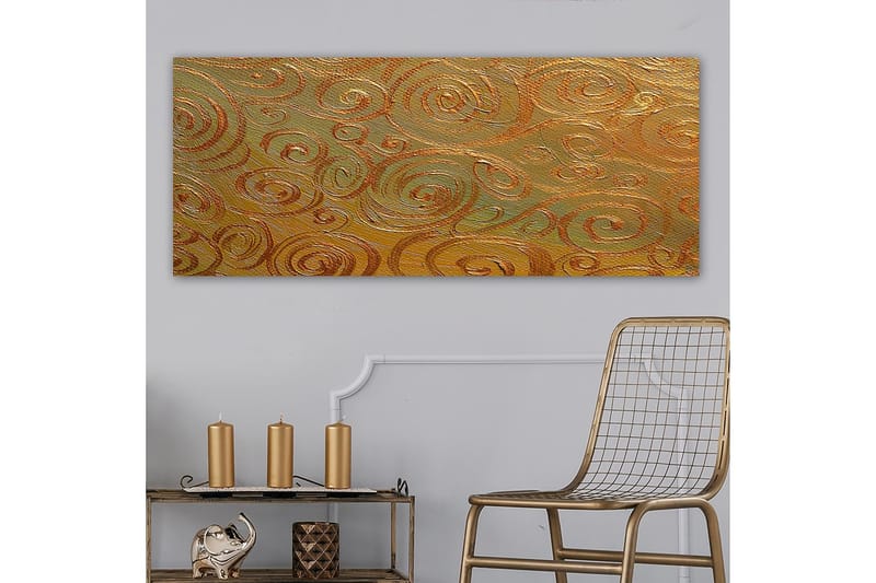 Canvasbilde YTY Abstract & Fractals Flerfarget - 120x50 cm - Innredning - Bilder & kunst - Lerretsbilder