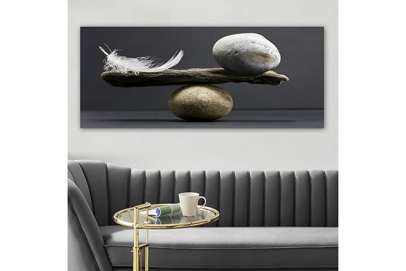 Canvasbilde YTY Abstract & Fractals Flerfarget - 120x50 cm - Innredning - Bilder & kunst - Lerretsbilder