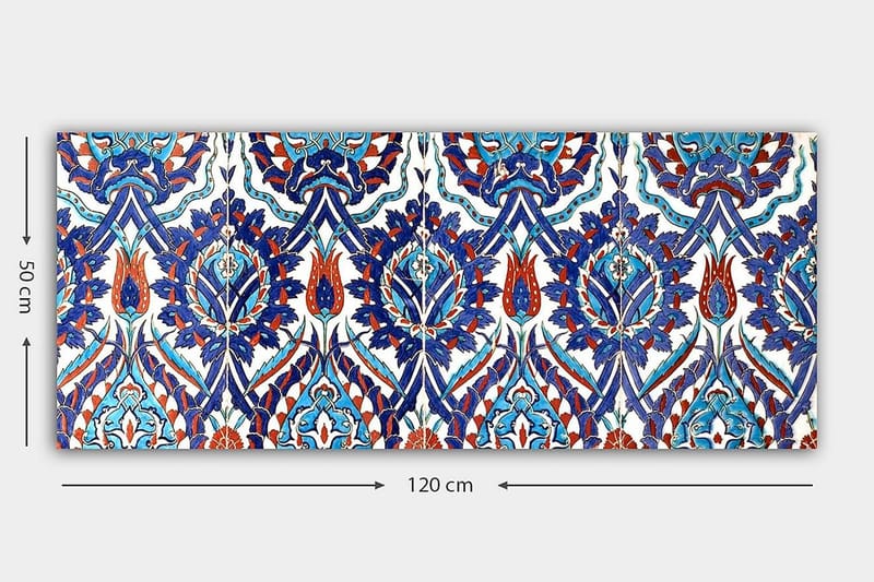 Canvasbilde YTY Abstract & Fractals Flerfarget - 120x50 cm - Innredning - Bilder & kunst - Lerretsbilder