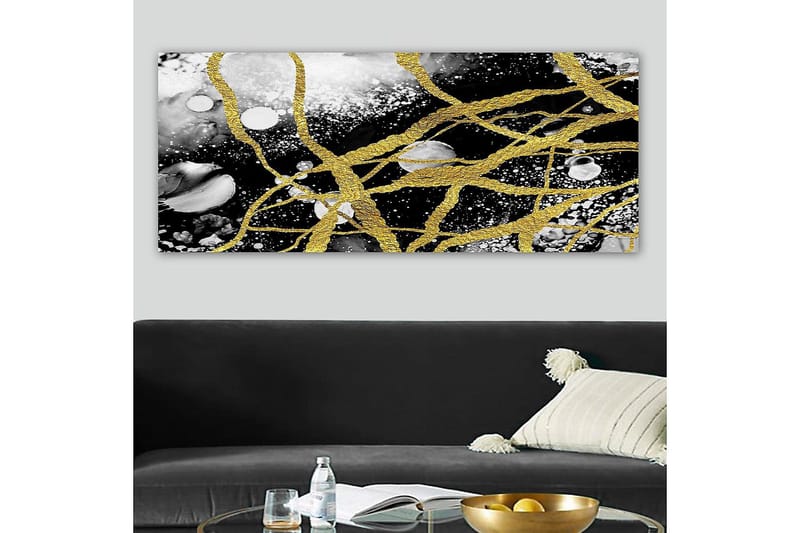 Canvasbilde YTY Abstract & Fractals Flerfarget - 120x50 cm - Innredning - Bilder & kunst - Lerretsbilder