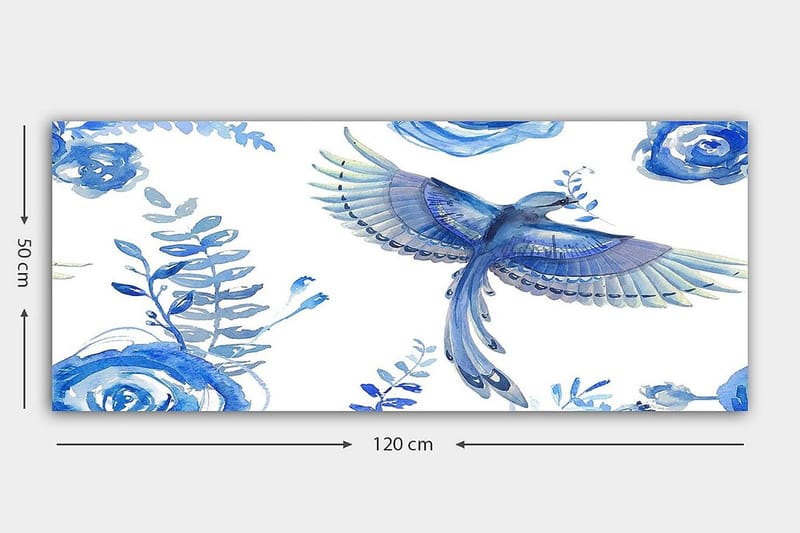 Canvasbilde YTY Abstract & Fractals Flerfarget - 120x50 cm - Innredning - Bilder & kunst - Lerretsbilder