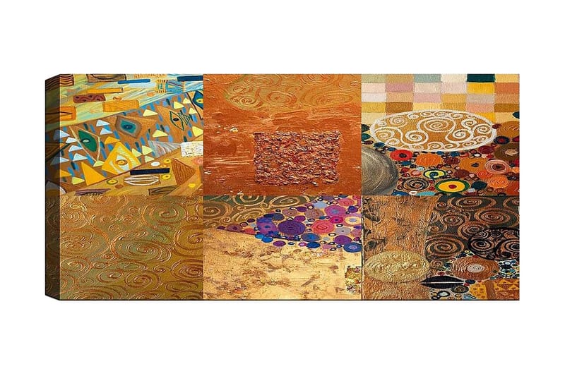 Canvasbilde YTY Abstract & Fractals Flerfarget - 120x50 cm - Innredning - Bilder & kunst - Lerretsbilder