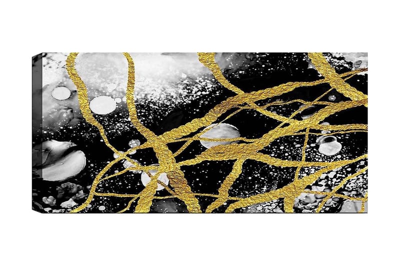 Canvasbilde YTY Abstract & Fractals Flerfarget - 120x50 cm - Innredning - Bilder & kunst - Lerretsbilder