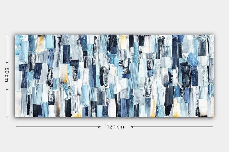 Canvasbilde YTY Abstract & Fractals Flerfarget - 120x50 cm - Innredning - Bilder & kunst - Lerretsbilder