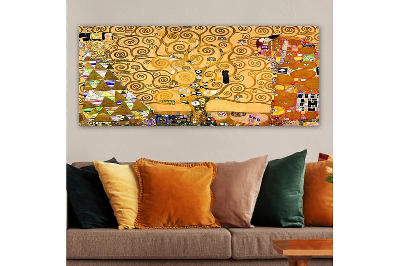 Canvasbilde YTY Abstract & Fractals Flerfarget - 120x50 cm - Innredning - Bilder & kunst - Lerretsbilder