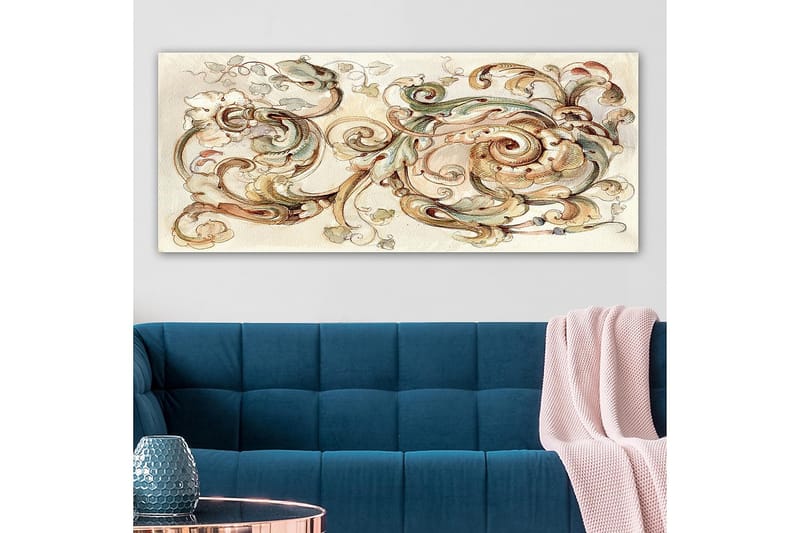 Canvasbilde YTY Abstract & Fractals Flerfarget - 120x50 cm - Innredning - Bilder & kunst - Lerretsbilder