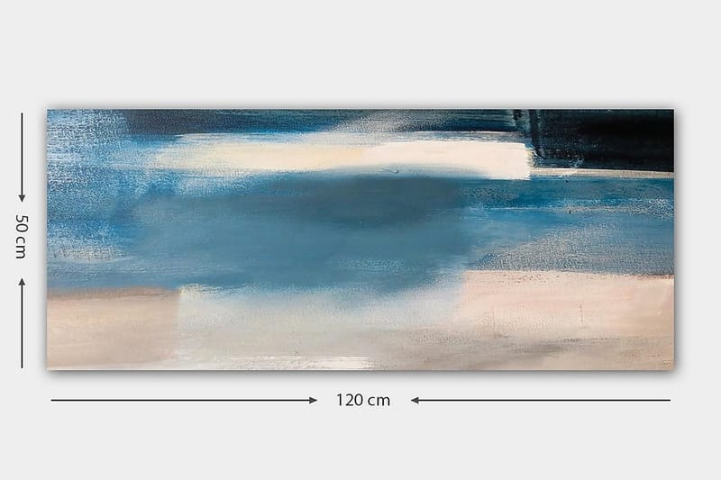Canvasbilde YTY Abstract & Fractals Flerfarget - 120x50 cm - Innredning - Bilder & kunst - Lerretsbilder