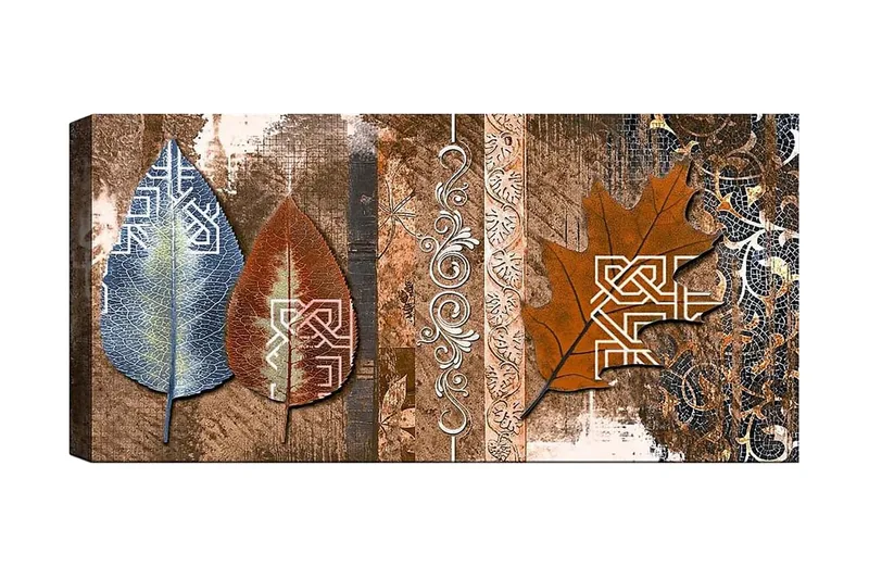 Canvasbilde YTY Abstract & Fractals Flerfarget - 120x50 cm - Innredning - Bilder & kunst - Lerretsbilder