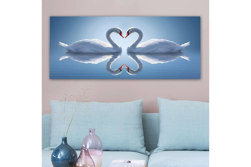 Canvasbilde YTY Abstract & Fractals Flerfarget - 120x50 cm - Innredning - Bilder & kunst - Lerretsbilder