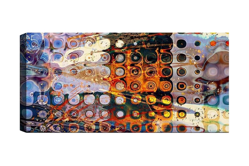 Canvasbilde YTY Abstract & Fractals Flerfarget, 120x50 cm