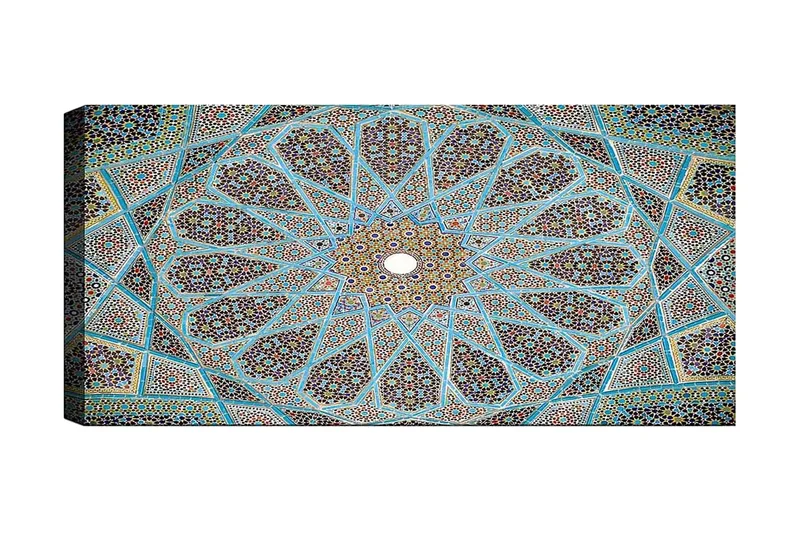 Canvasbilde YTY Abstract & Fractals Flerfarget, 120x50 cm