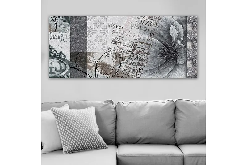 Canvasbilde YTY Abstract & Fractals Flerfarget - 120x50 cm - Innredning - Bilder & kunst - Lerretsbilder