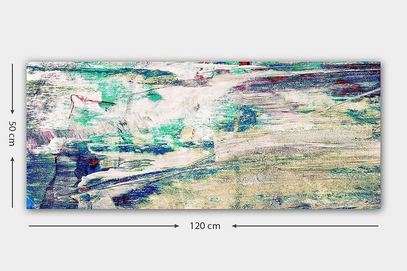 Canvasbilde YTY Abstract & Fractals Flerfarget - 120x50 cm - Innredning - Bilder & kunst - Lerretsbilder