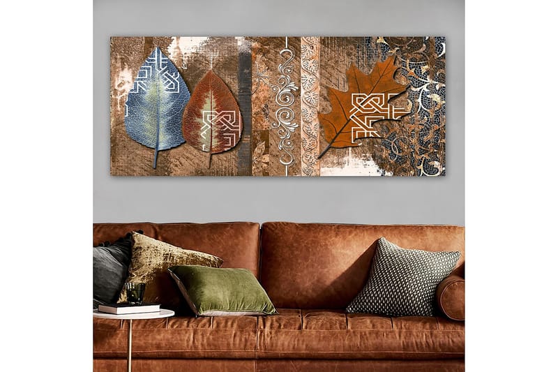 Canvasbilde YTY Abstract & Fractals Flerfarget - 120x50 cm - Innredning - Bilder & kunst - Lerretsbilder