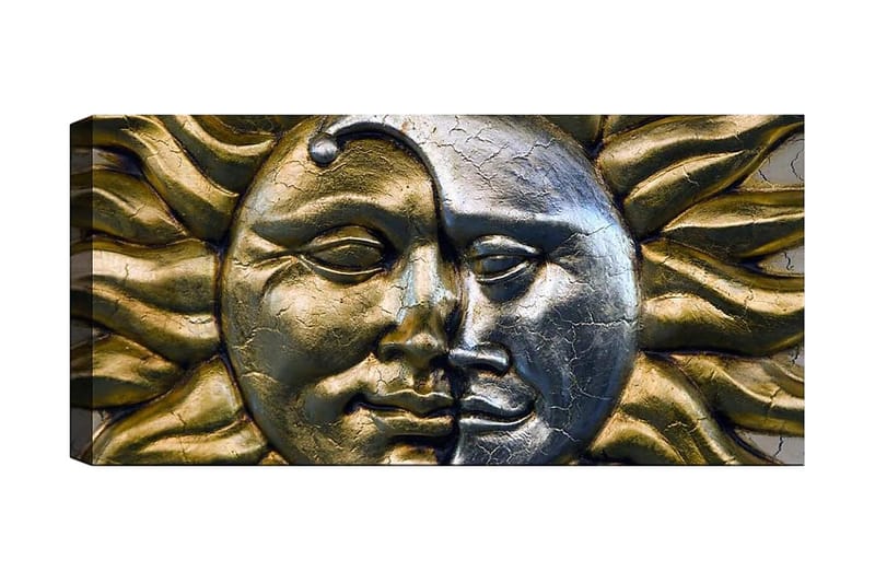 Canvasbilde YTY Abstract & Fractals Flerfarget, 120x50 cm