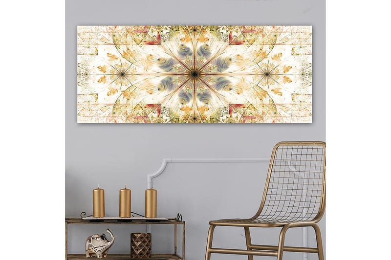 Canvasbilde YTY Abstract & Fractals Flerfarget - 120x50 cm - Innredning - Bilder & kunst - Lerretsbilder