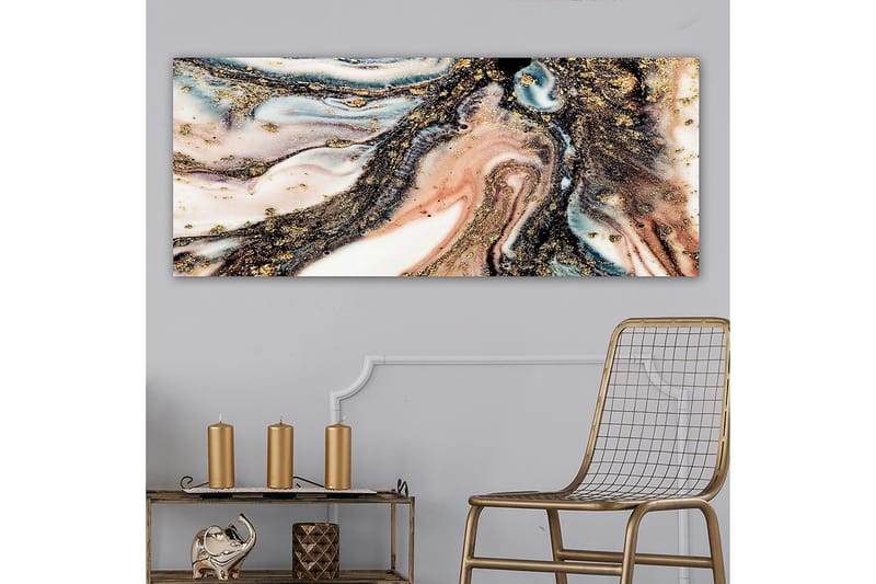Canvasbilde YTY Abstract & Fractals Flerfarget - 120x50 cm - Innredning - Bilder & kunst - Lerretsbilder