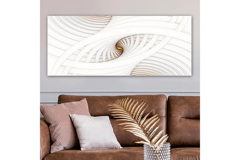 Canvasbilde YTY Abstract & Fractals Flerfarget - 120x50 cm - Innredning - Bilder & kunst - Lerretsbilder
