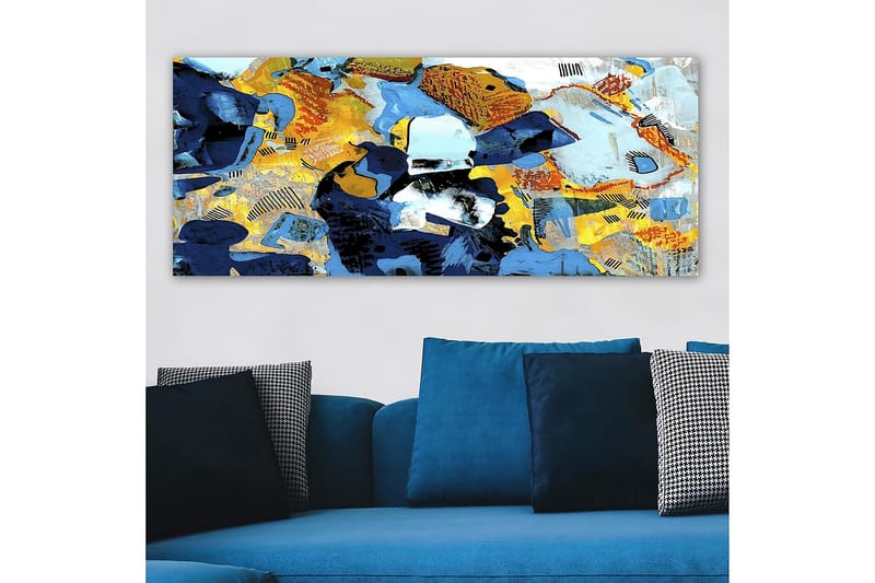 Canvasbilde YTY Abstract & Fractals Flerfarget - 120x50 cm - Innredning - Bilder & kunst - Lerretsbilder