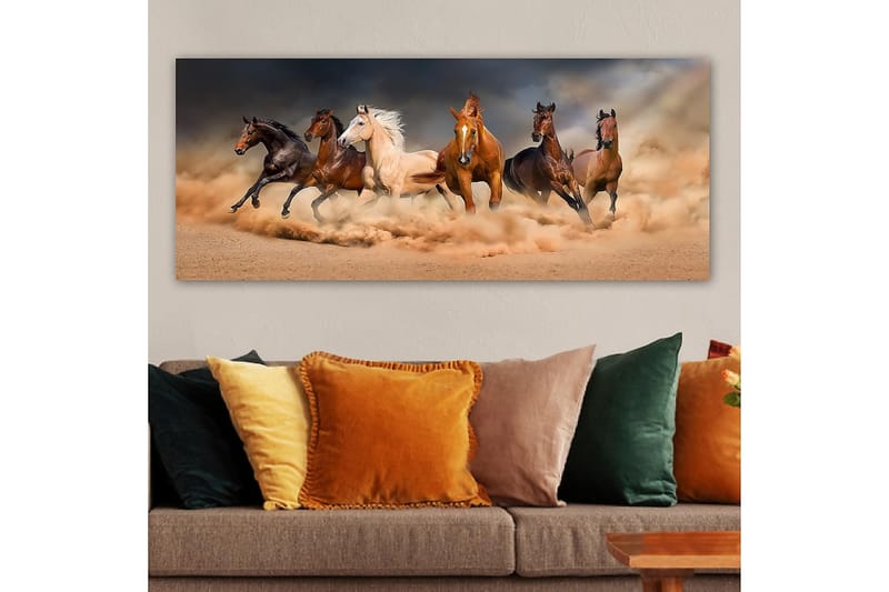 Canvasbilde YTY Animals Flerfarget - 120x50 cm - Innredning - Bilder & kunst - Lerretsbilder