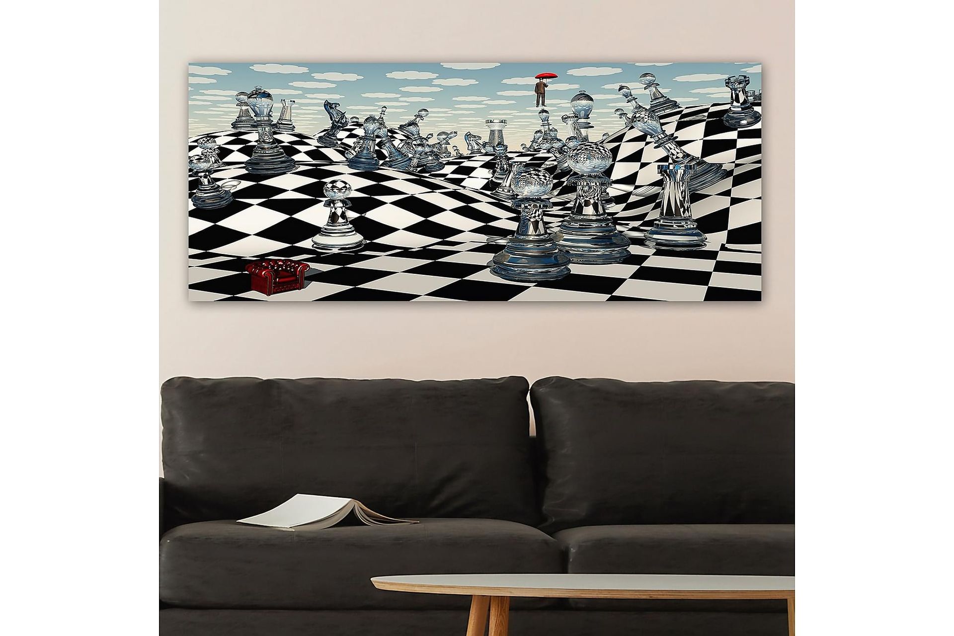 Canvasbilde YTY Animals Flerfarget - 120x50 cm - Innredning - Bilder & kunst - Lerretsbilder