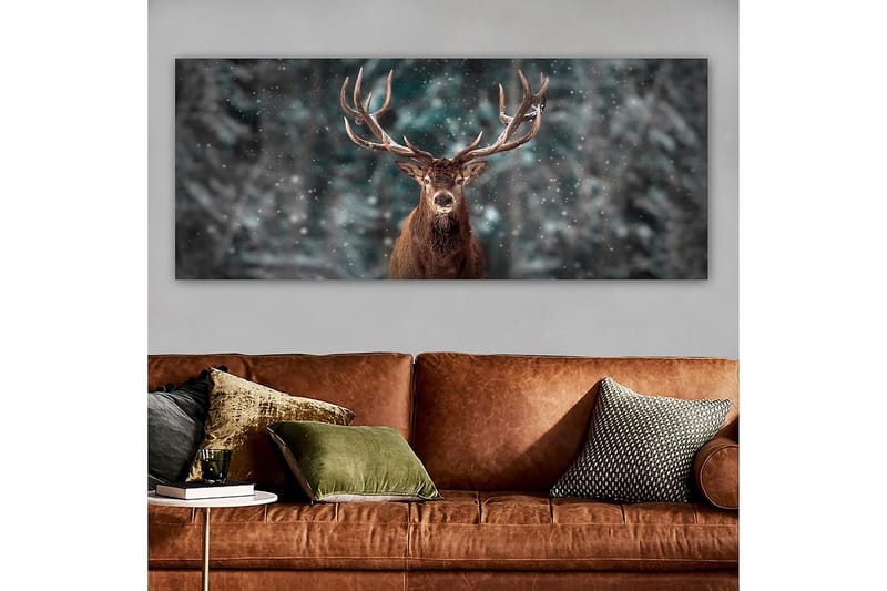 Canvasbilde YTY Animals Flerfarget - 120x50 cm - Innredning - Bilder & kunst - Lerretsbilder