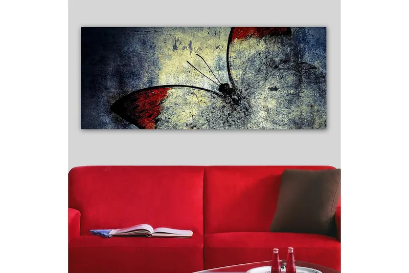 Canvasbilde YTY Animals Flerfarget - 120x50 cm - Innredning - Bilder & kunst - Lerretsbilder