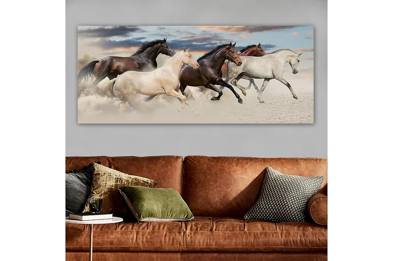 Canvasbilde YTY Animals Flerfarget - 120x50 cm - Innredning - Bilder & kunst - Lerretsbilder