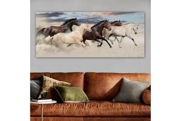 Canvasbilde YTY Animals Flerfarget - 120x50 cm - Innredning - Bilder & kunst - Lerretsbilder