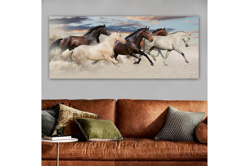Canvasbilde YTY Animals Flerfarget - 120x50 cm - Innredning - Bilder & kunst - Lerretsbilder