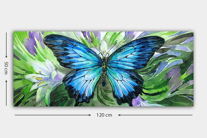 Canvasbilde YTY Animals Flerfarget - 120x50 cm - Innredning - Bilder & kunst - Lerretsbilder