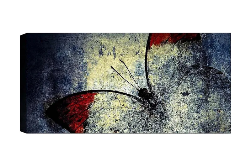 Canvasbilde YTY Animals Flerfarget - 120x50 cm - Innredning - Bilder & kunst - Lerretsbilder