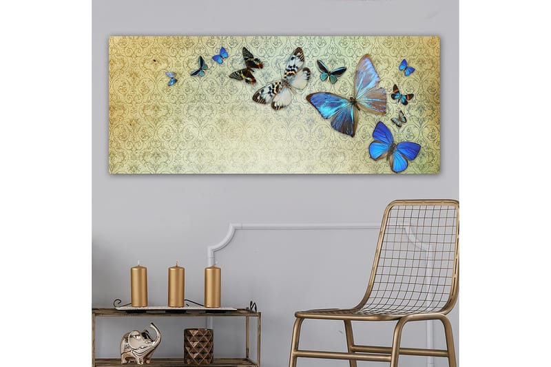 Canvasbilde YTY Animals Flerfarget - 120x50 cm - Innredning - Bilder & kunst - Lerretsbilder